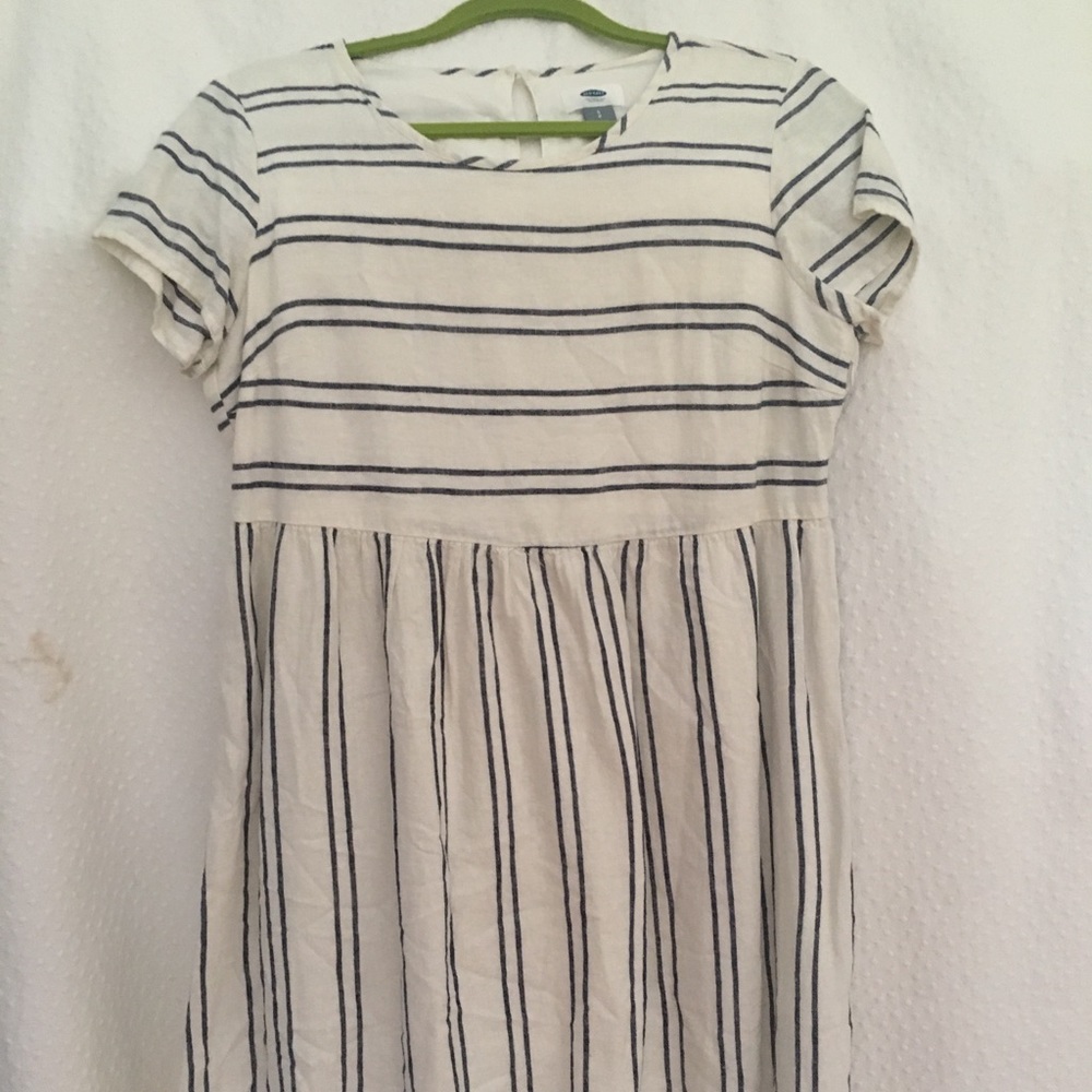 Old Navy Striped Babydoll Dress